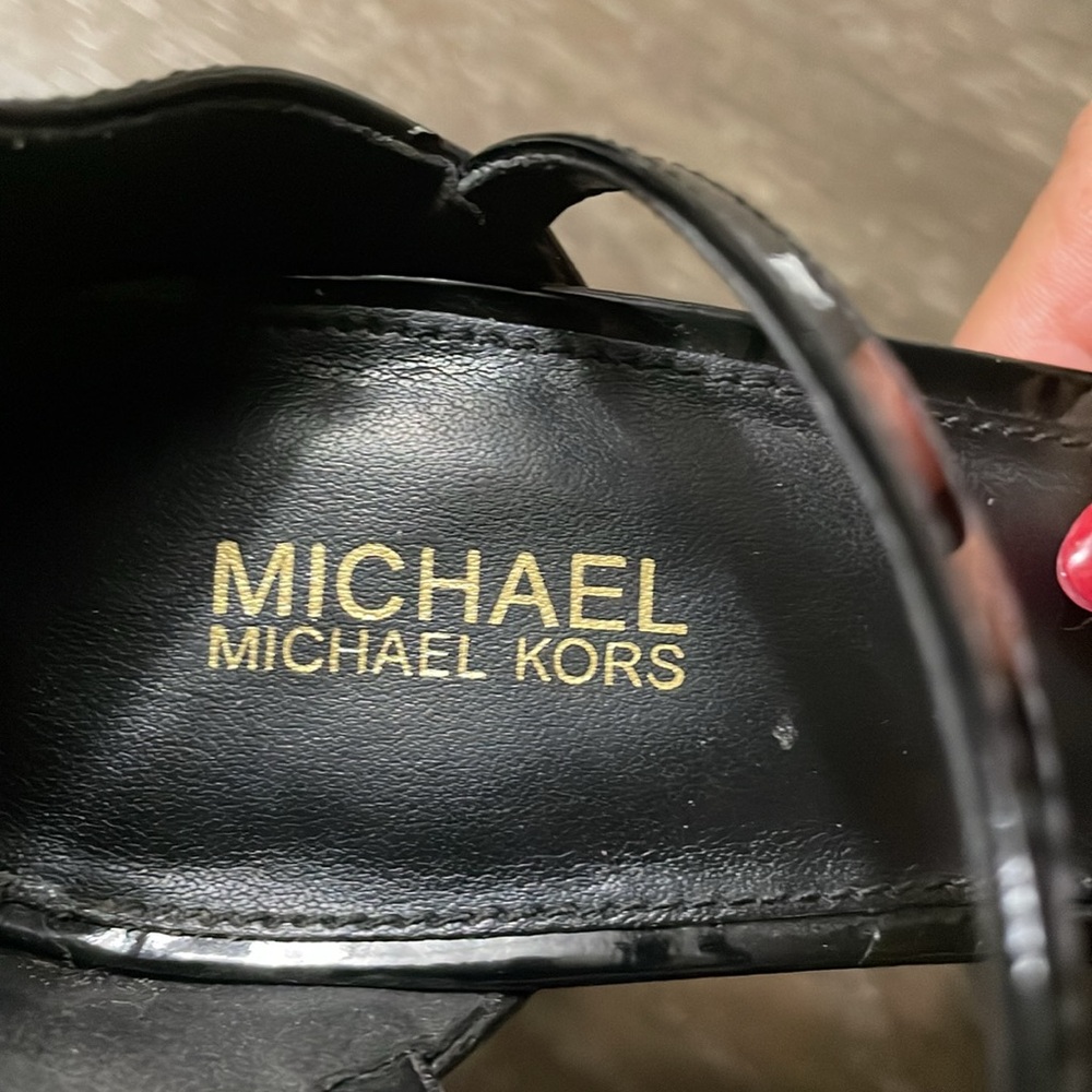 Michael Michael Kors Ava Mid Sandal Butterscotch heels - Picture 4 of 8